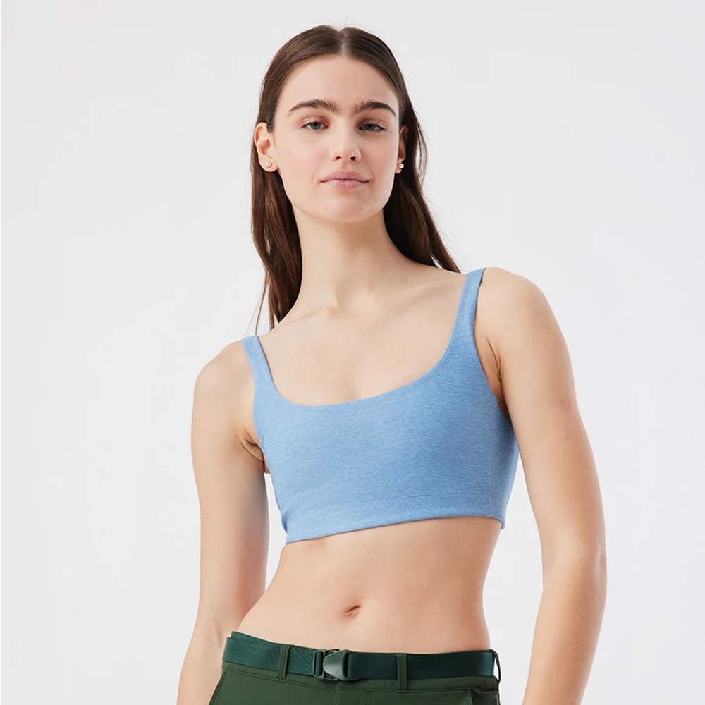 OV Outdoor Voices Blue Double Time Sports Bra size Medium